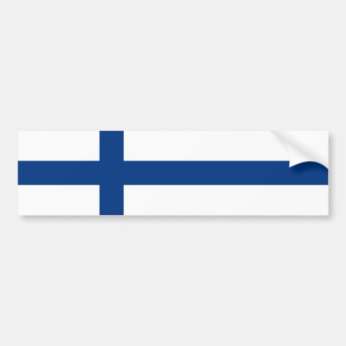 Flag of Finland Bumper Sticker