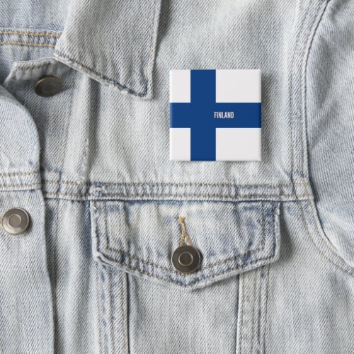 Flag of Finland Button