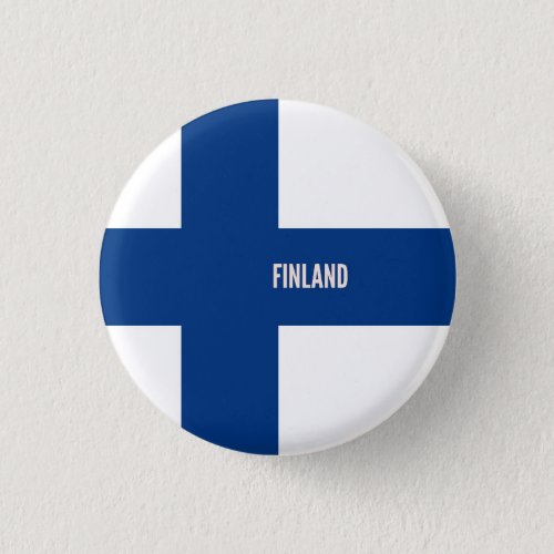 Flag of Finland Button