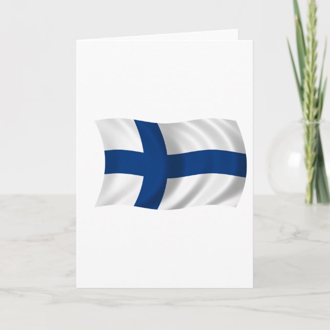 Flag of Finland Card (Front)