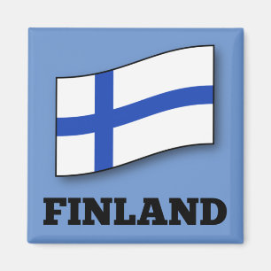 Flag of Finland custom design Magnet