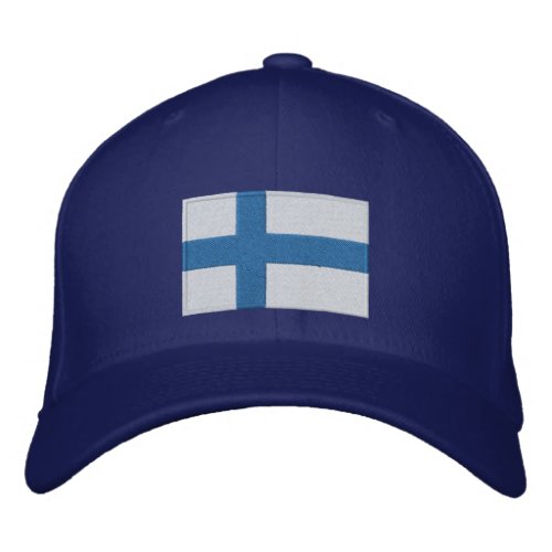 Flag of Finland Embroidered Baseball Cap