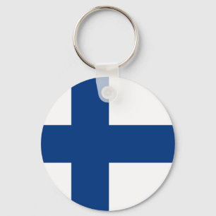 Flag of Finland Keychain
