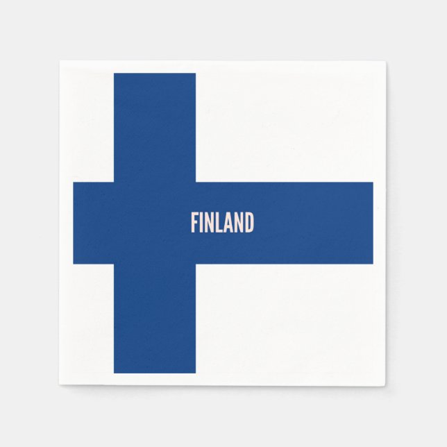 Flag of Finland Napkins (Front)