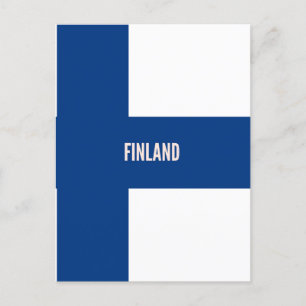 Flag of Finland Postcard