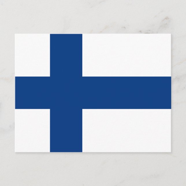 Flag of Finland Postcard (Front)