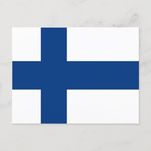 Flag of Finland Postcard