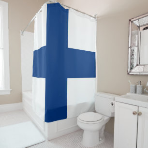 Flag of Finland Shower Curtain