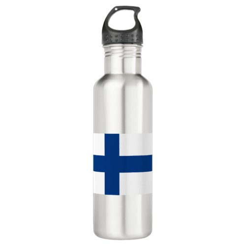 Flag of Finland Stainless Steel Water Bottle