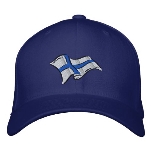 Flag of Finland Suomi flag for Finns Embroidered Baseball Hat