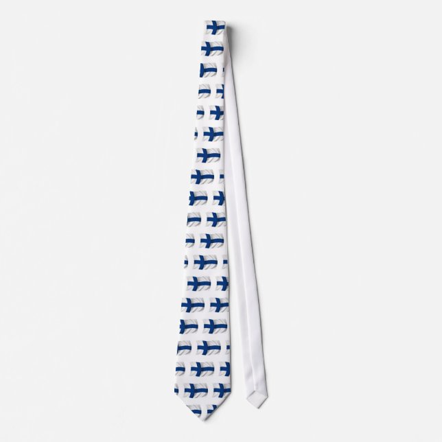 Flag of Finland Tie (Front)