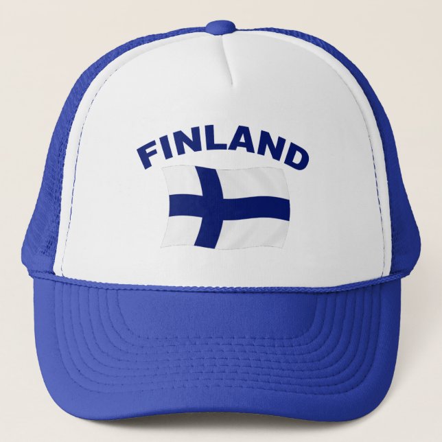 Flag of Finland Trucker Hat (Front)