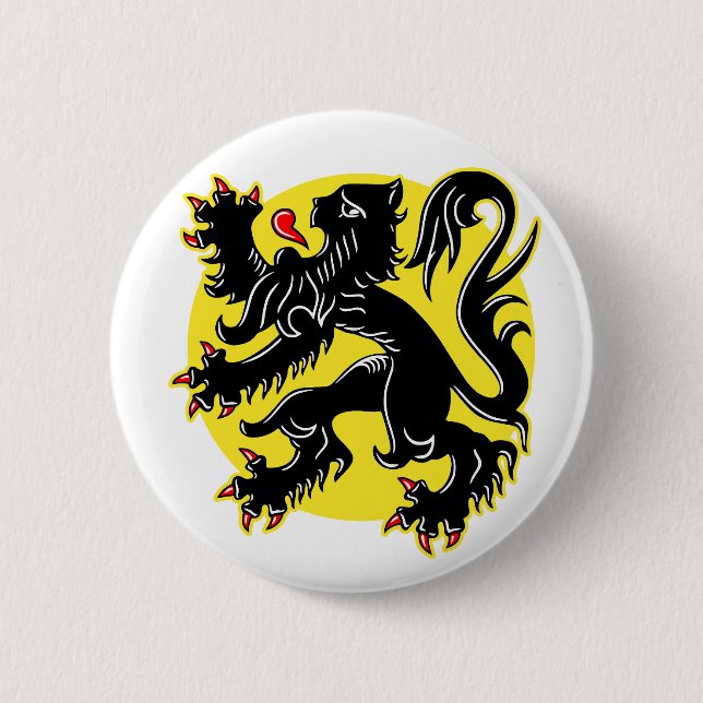 Flag of Flanders Button (Front)
