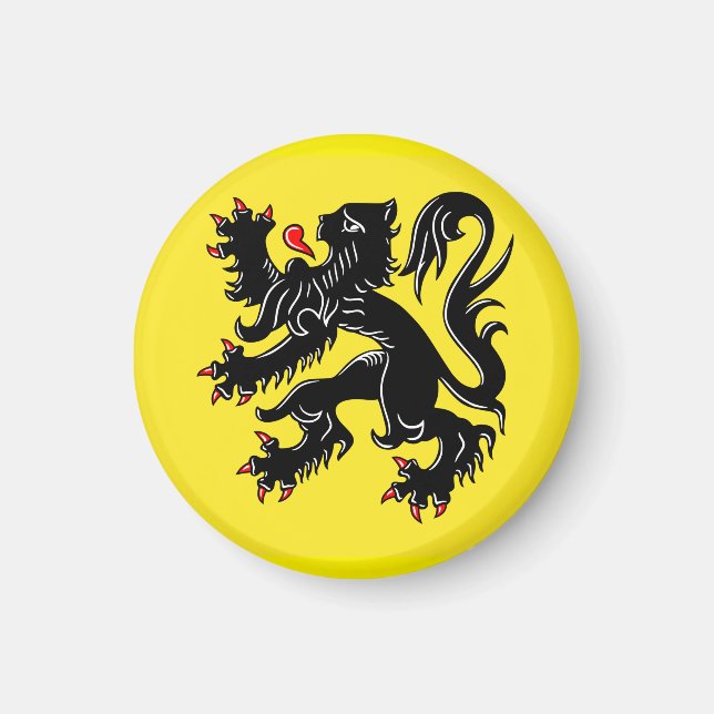 Flag of Flanders Magnet (Front)