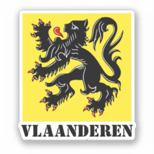 Flag of Flanders Sticker