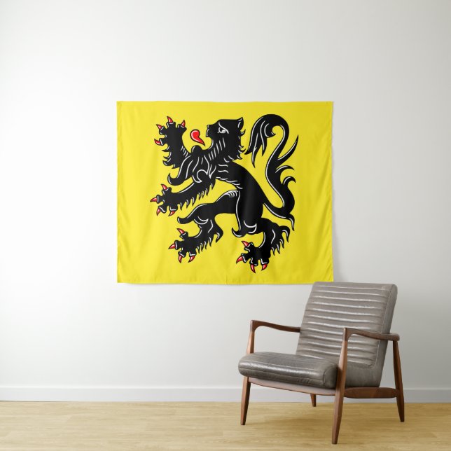 Flag of Flanders Tapestry (In Situ (Horizontal))