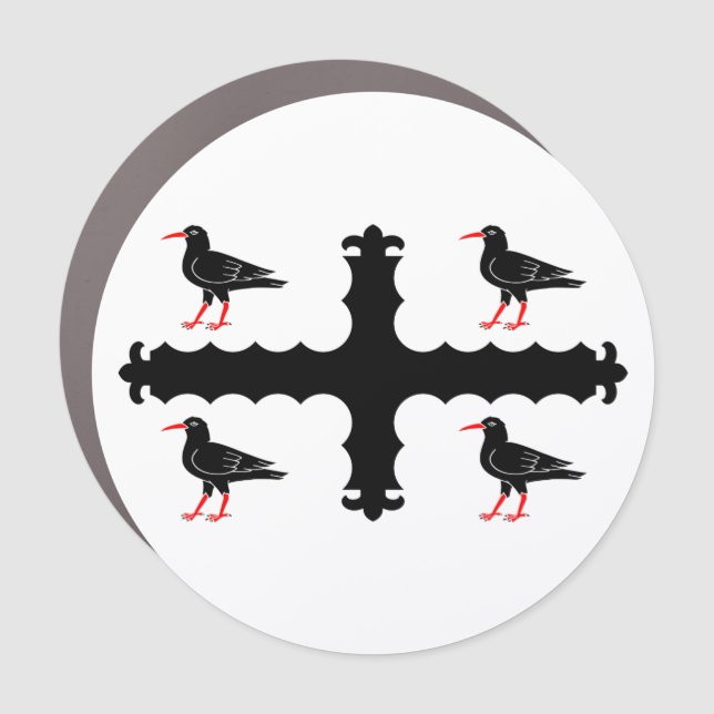 Flag of Flintshire Car Magnet (Front)