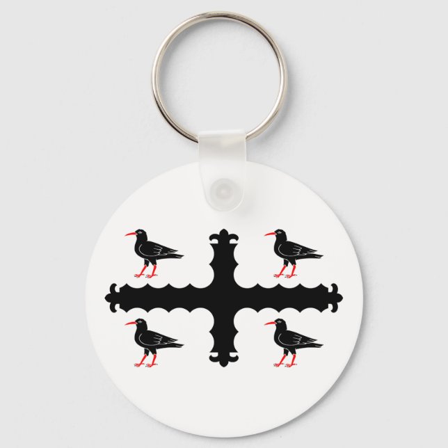 Flag of Flintshire Keychain (Front)