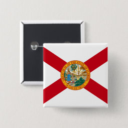 Flag of Florida Button | Zazzle