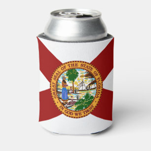 Flag of Florida Can Cooler