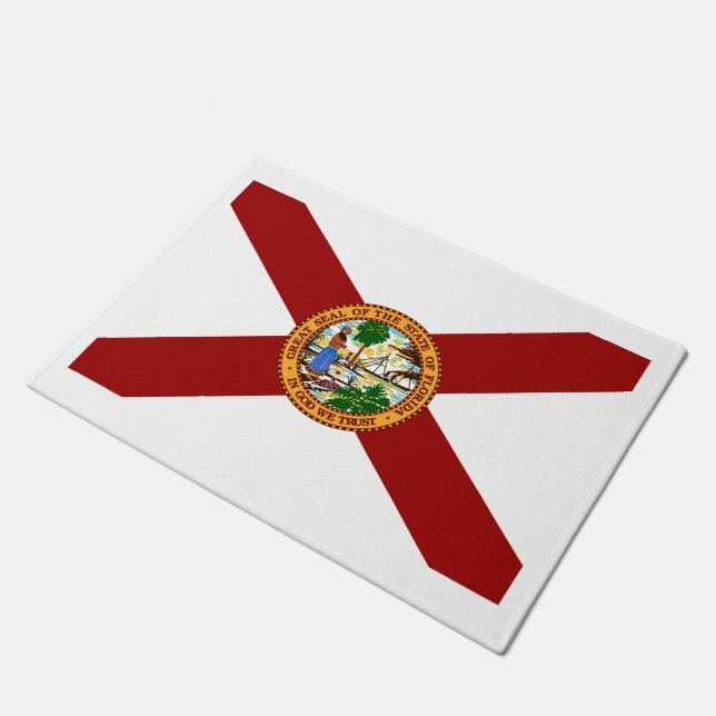Flag of Florida Doormat (Angled)