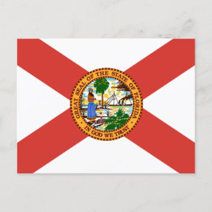 Flag of Florida Postcard