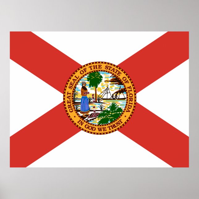 Flag of Florida Poster (Front)