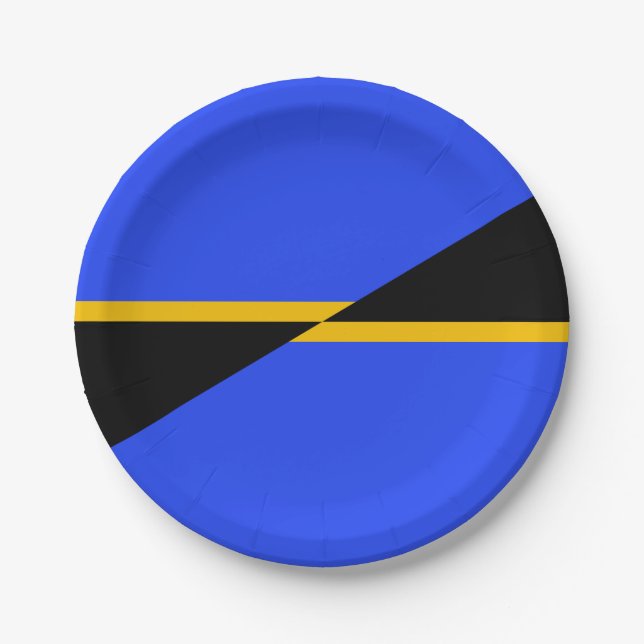 Flag of Folsom, California Paper Plates (Front)