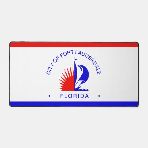 Flag of Fort Lauderdale Florida Desk Mat
