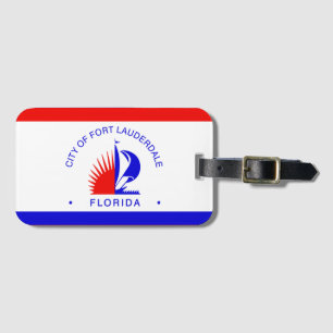 Flag of Fort Lauderdale, Florida Luggage Tag