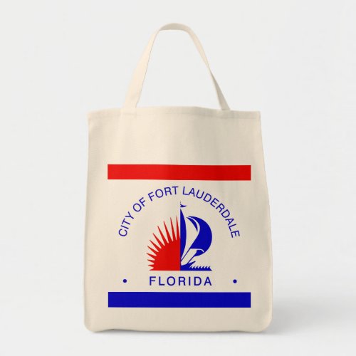 Flag of Fort Lauderdale Florida Tote Bag