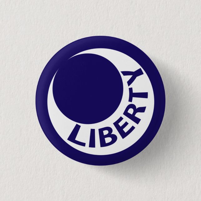 Flag of Fort Moultrie, South Carolina Button (Front)