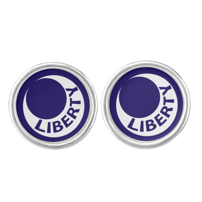 Flag of Fort Moultrie, South Carolina Cufflinks (Front)