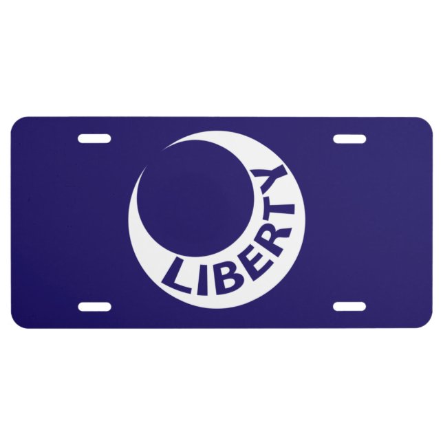 Flag of Fort Moultrie, South Carolina License Plate (Front)