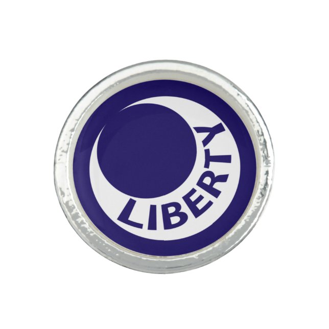 Flag of Fort Moultrie, South Carolina Ring (Front)