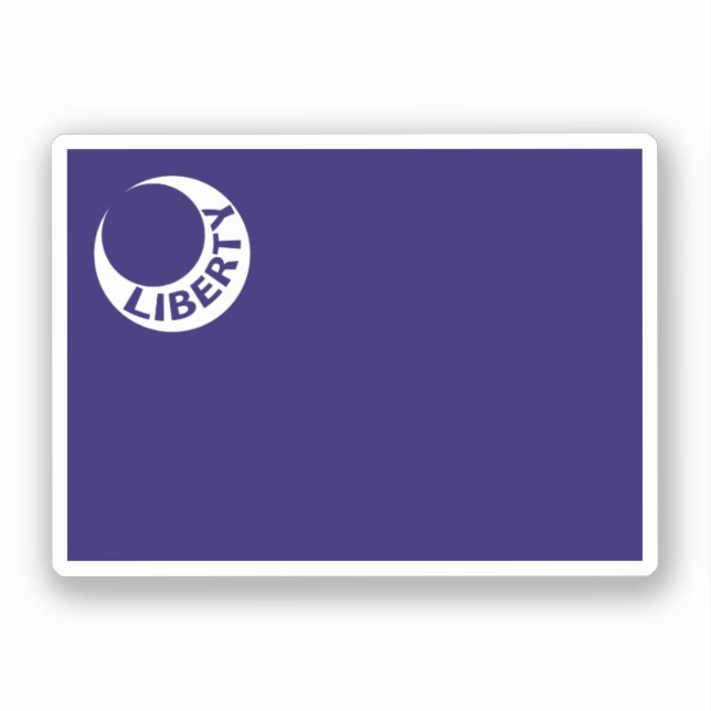 Flag of Fort Moultrie, South Carolina. Sticker (Front)