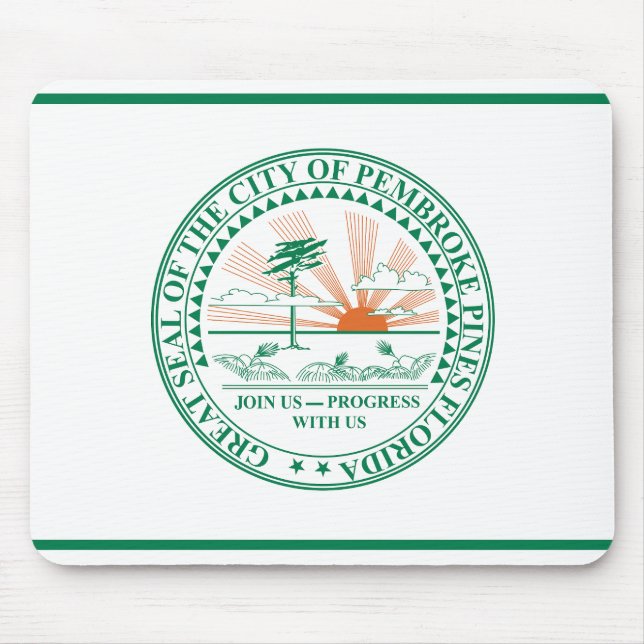 Flag of Fort Pembroke Pines, Florida Mouse Pad (Front)