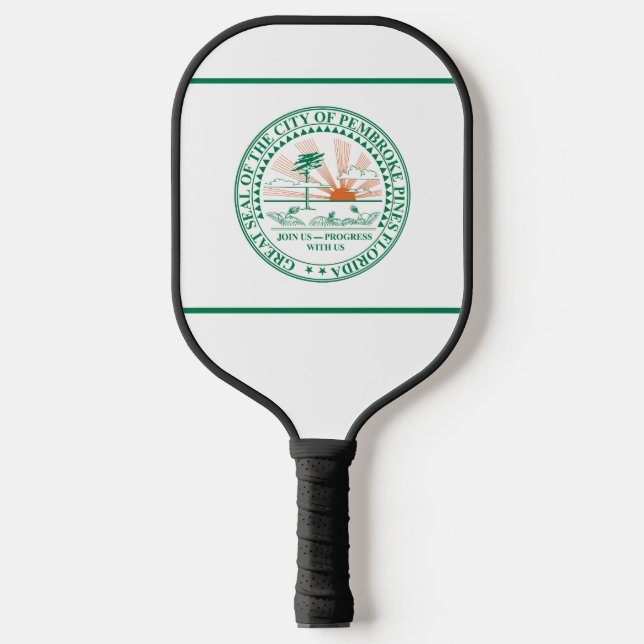 Flag of Fort Pembroke Pines, Florida Pickleball Paddle (Front)