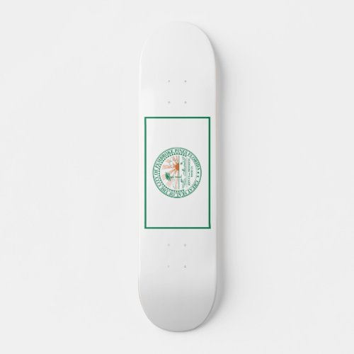 Flag of Fort Pembroke Pines Florida Skateboard