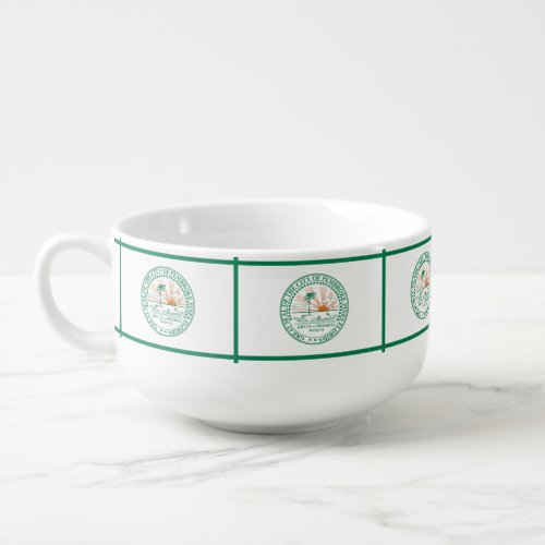 Flag of Fort Pembroke Pines Florida Soup Mug