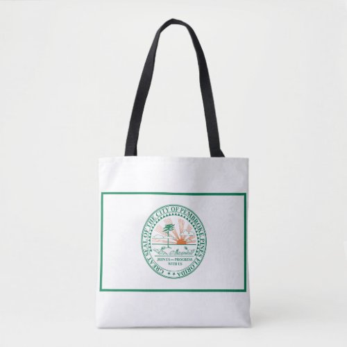 Flag of Fort Pembroke Pines Florida Tote Bag