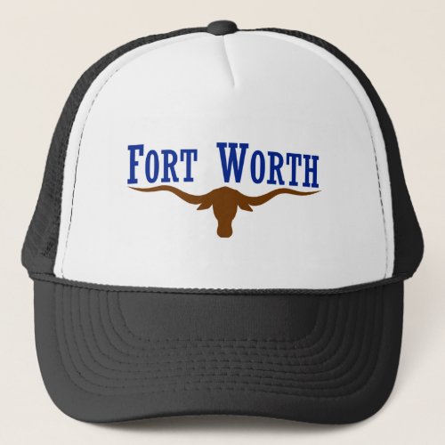 Flag of Fort Worth Texas Trucker Hat