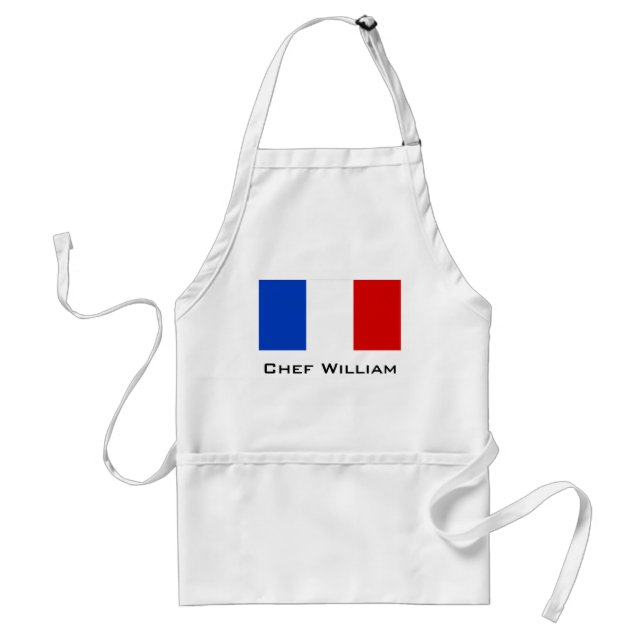 Flag of France Adult Apron (Front)