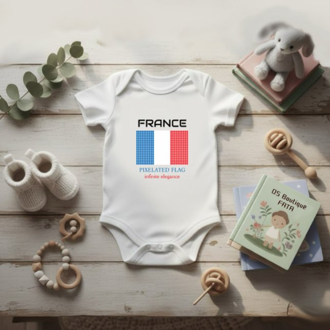 Flag of France Baby Bodysuit (Creator Uploaded)