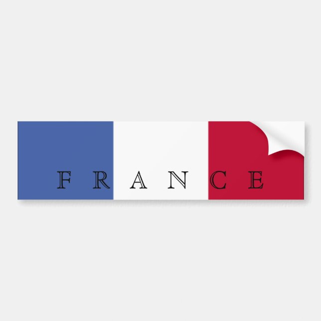 Flag of France Bumper Sticker (Front)