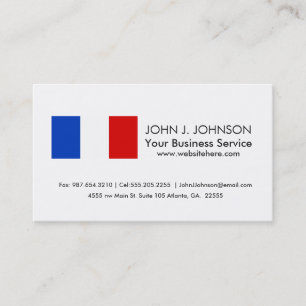 Flag of France Business Card