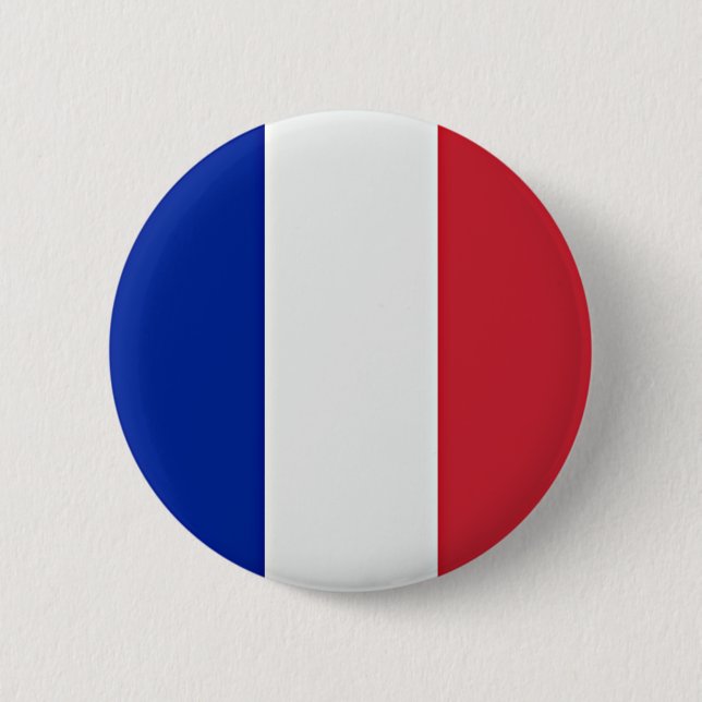 Flag of France  Button (Front)