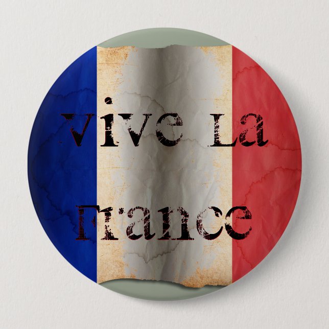 Flag of France Button (Front)