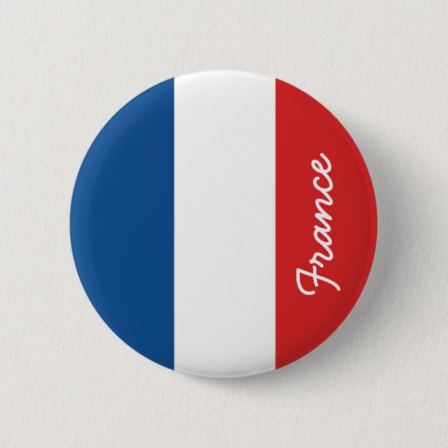 Flag of France Button (Front)