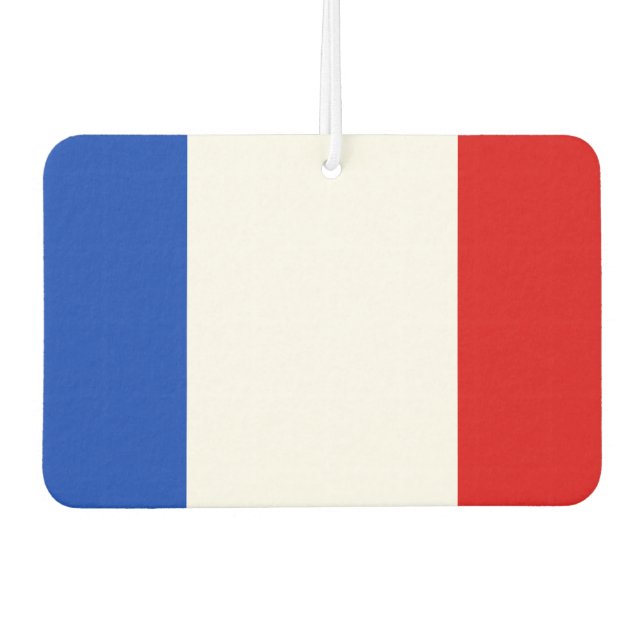 Flag of France Car Air Freshener (Front)
